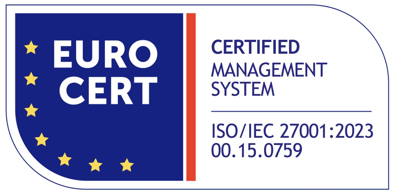 EuroCert ISO/IEC 27001:2023 Certified Management System — Certificate 00.15.0759